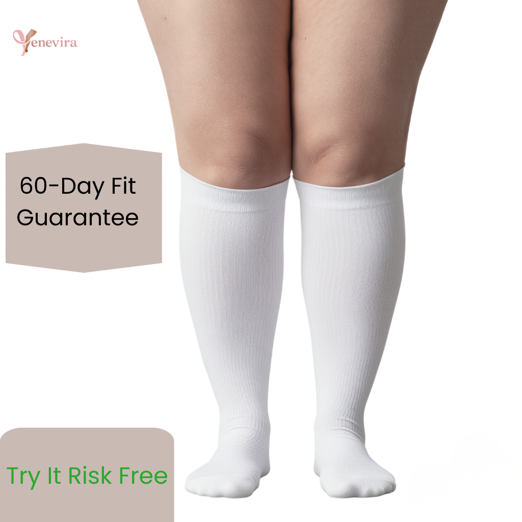 Venevira™ Flow Kompression Socken für Breite Waden