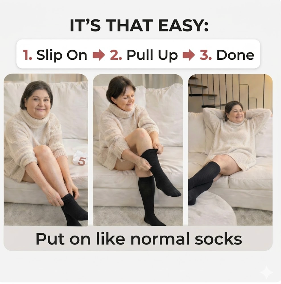 Venevira™ Flow Kompression Socken für Breite Waden